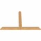 Ekena Millwork Portland Timber Gable Bracket, Western Red Cedar, 48"W x 32"H x 1 1/2"D x 3 1/2"F, 16/12 Pitch GBW048X32X0204POR00SWR - alternate 5